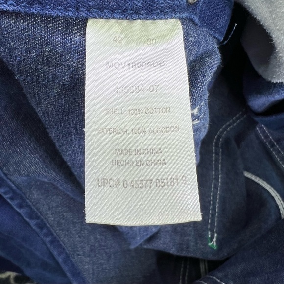 Liberty Mens Size 42/30 Bib Overalls - Picture 5 of 8